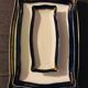 Series of 3 imperial porcelain trays Russia Kuznetsov