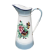 Enamelled broc with floral decoration