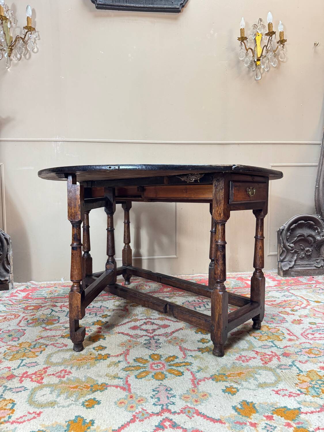 Table à volets dite « gâte leg », angleterre xviii eme siècle