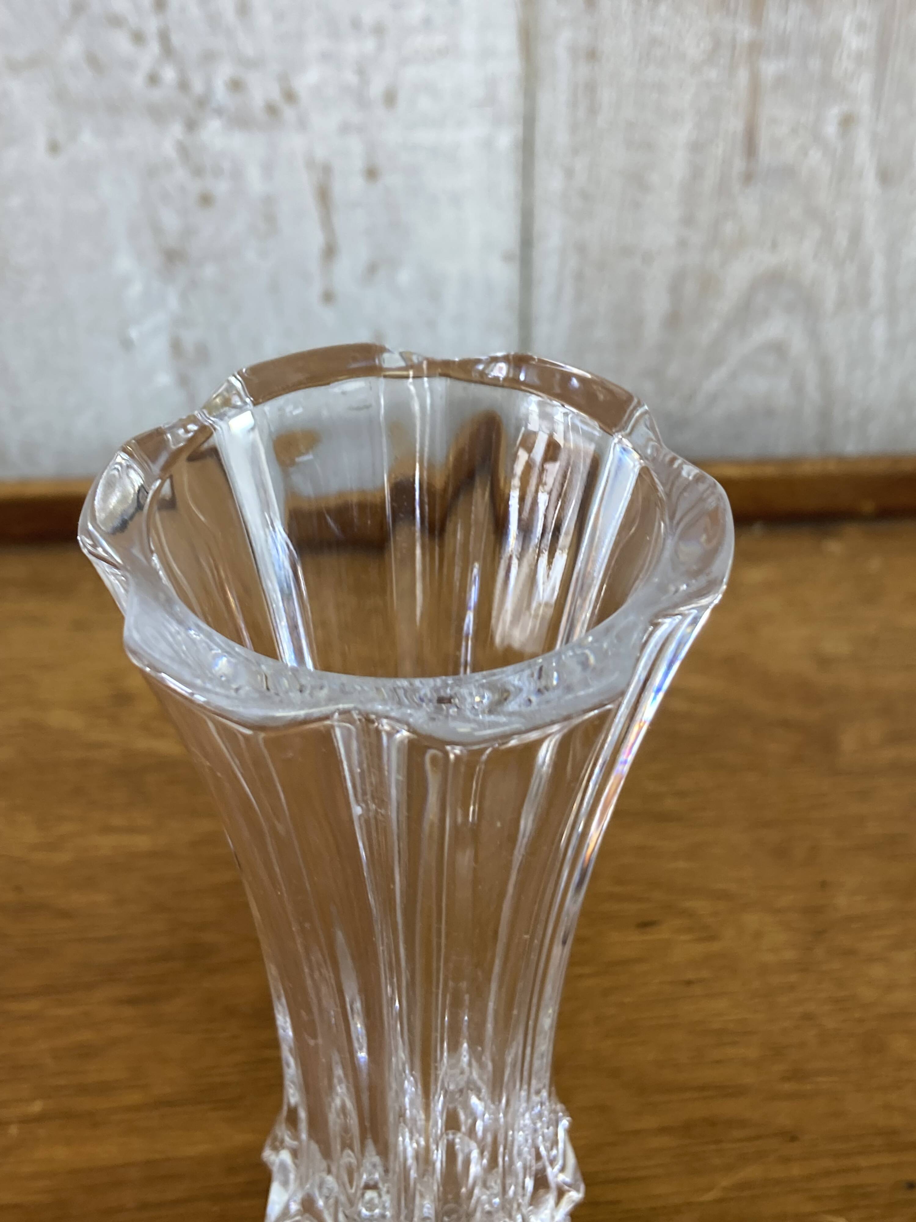 Vintage chiseled vase