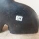 Mexican vintage black clay pottery cat sculpture figurine