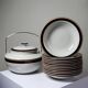 Vintage soup service from the 70s-80s Arabia Finland Reimari by Inkeri Leivo.
