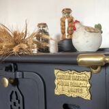 Antique cast iron stove stove