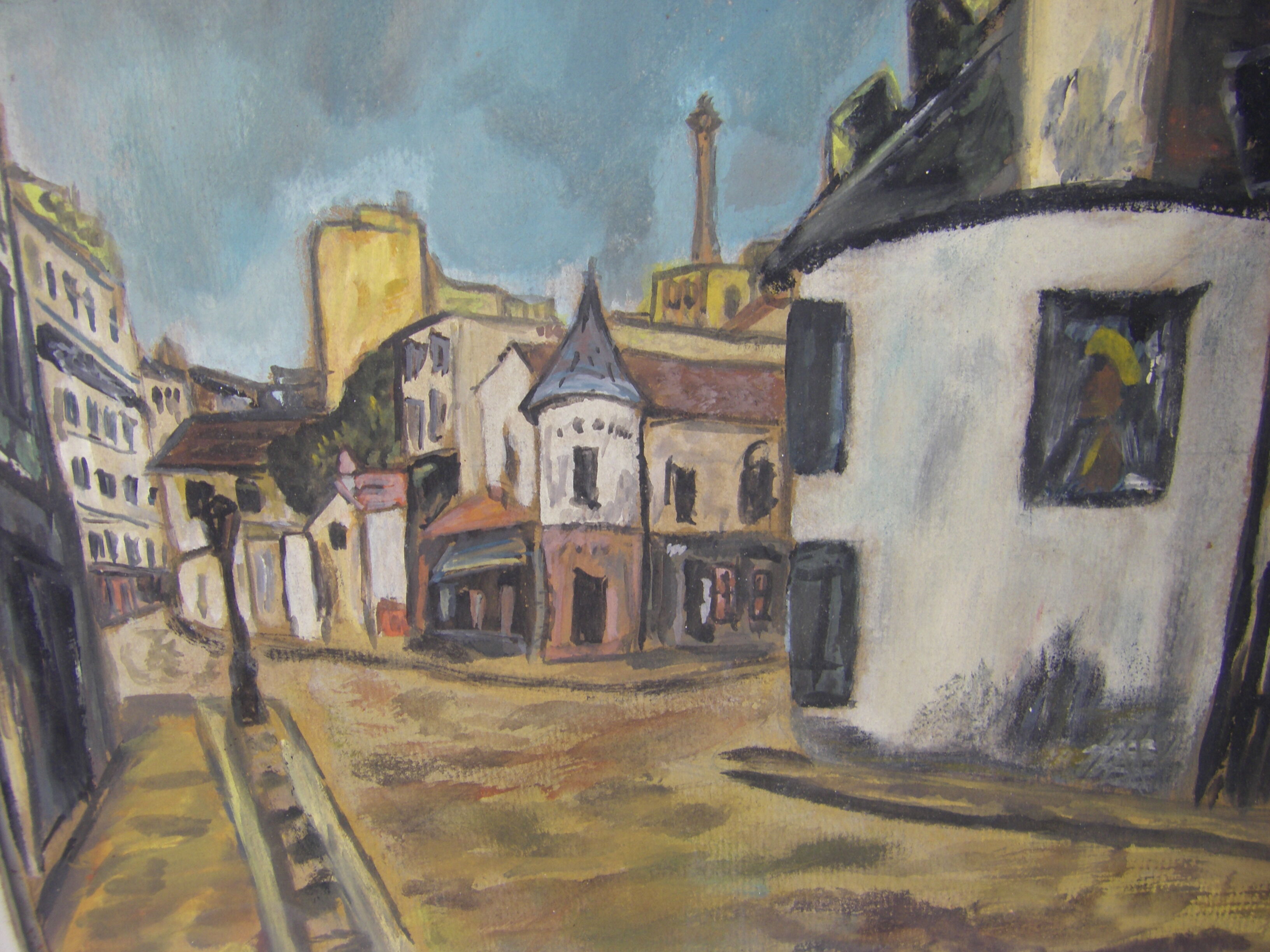 Painting "village view"