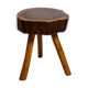 Tabouret de vacher tripode brutaliste