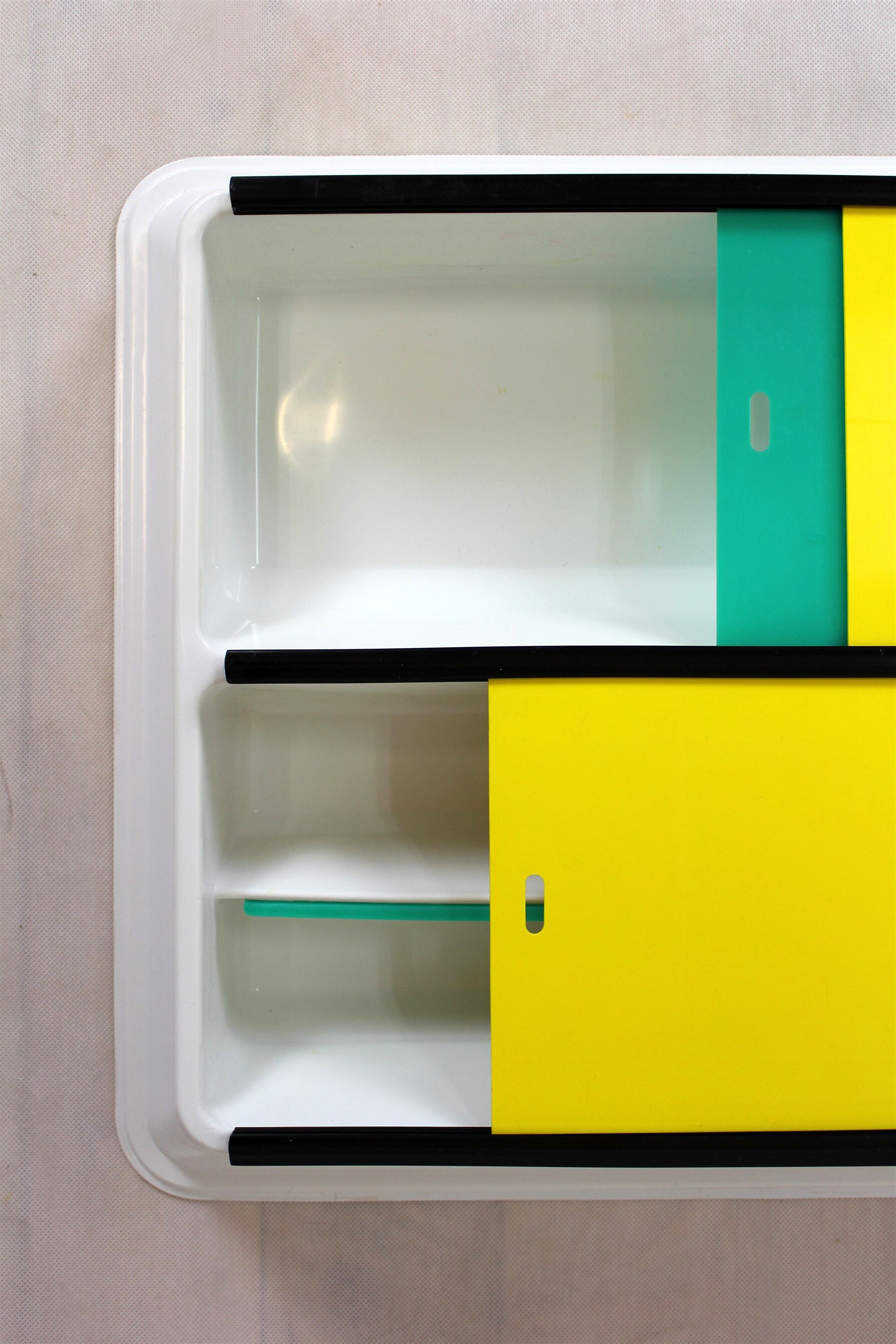 Vintage Bathroom Cabinet with Sliding Doors, 1970s