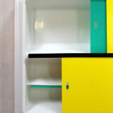 Vintage Bathroom Cabinet with Sliding Doors, 1970s