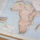 Africa, original map printed in 1892.