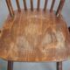 Set of 4 vintage Windsor wooden spindle chairs from the 1970s