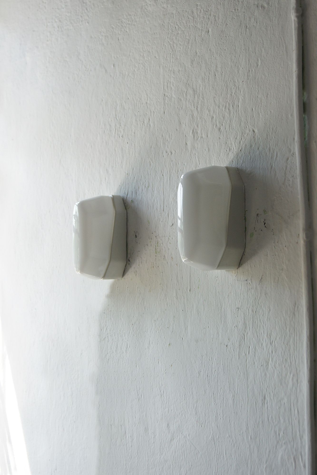 Porcelain Wall Lights by Sigvard Bernadotte for IFO, 1950s, Set of 2