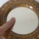 Small vintage wall mirror hand-carved wooden farmhouse handmade mirror