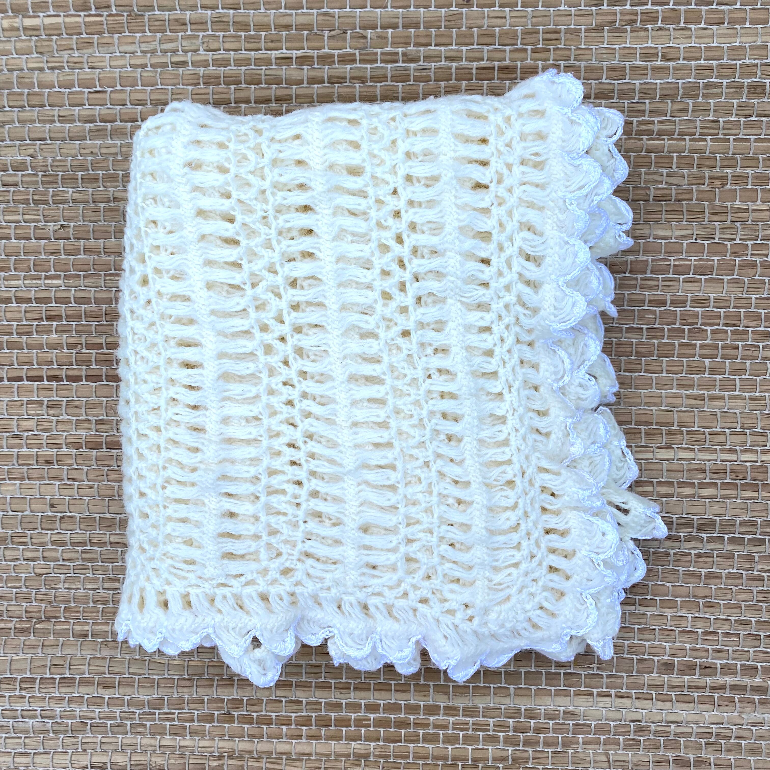 Blanket, crocheted plaid