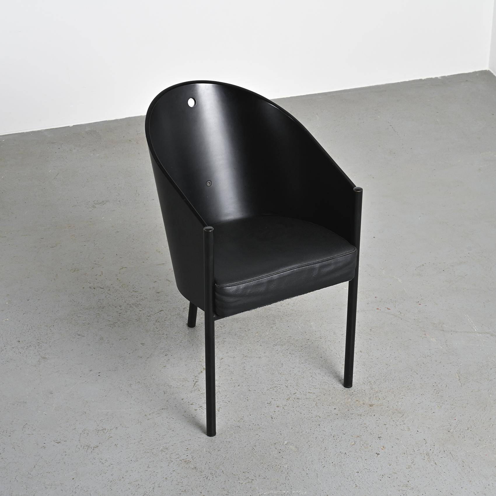 Suite de six fauteuils Costes par Philippe Starck, circa 1984