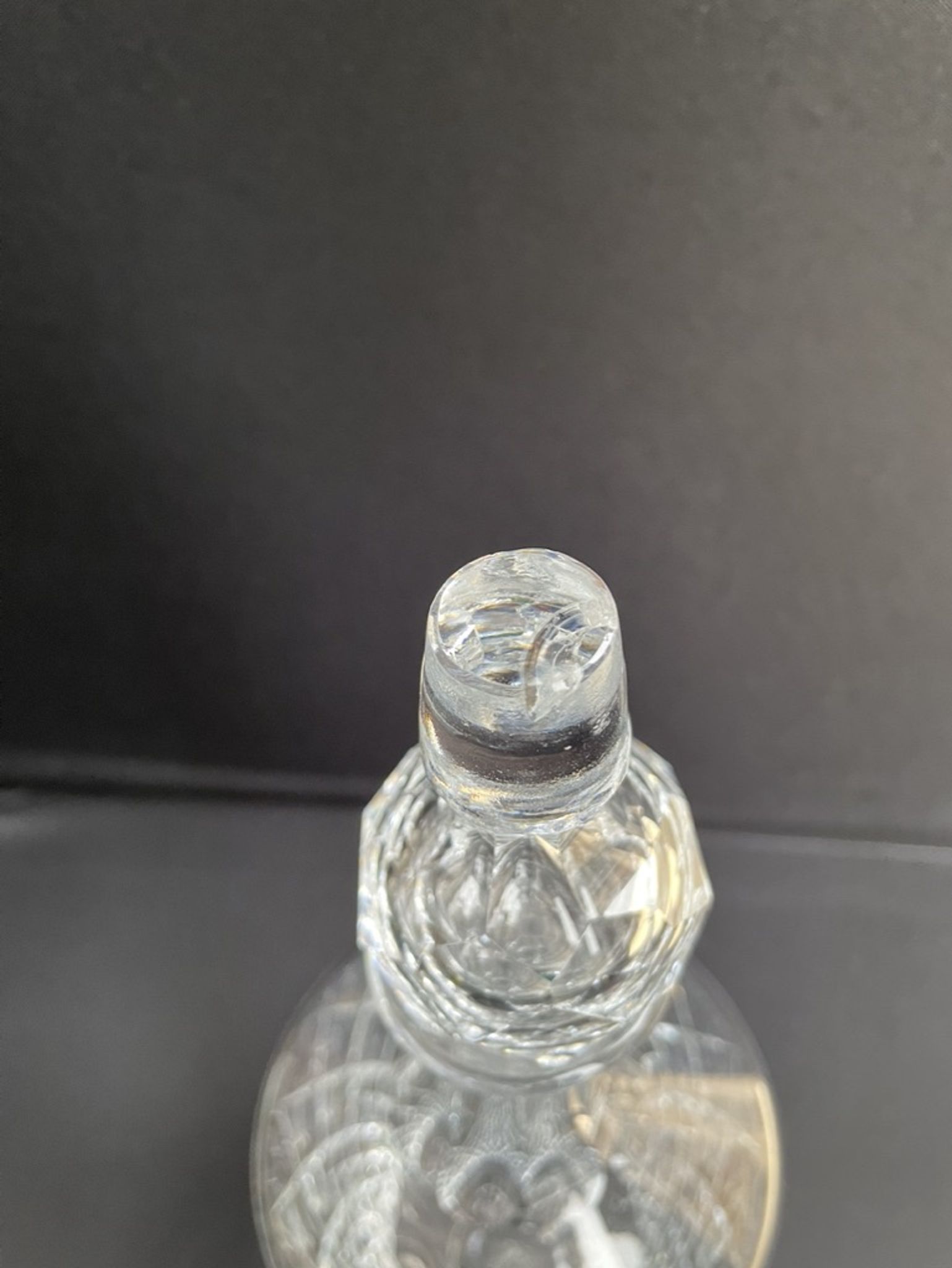 Carafe - Art Deco - Blown and cut crystal