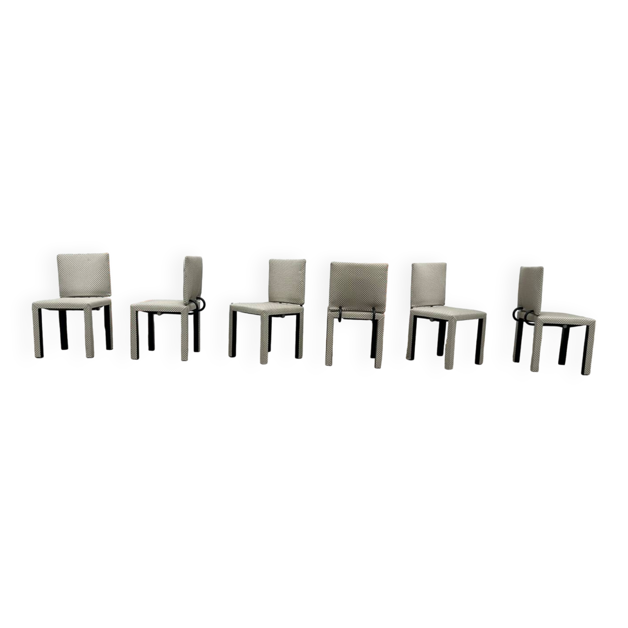 6x Arcadia Arcara chairs Paolo Piva B&B Italia