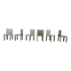 6x Arcadia Arcara chairs Paolo Piva B&B Italia