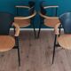 Set of 4 Postmodern Dining Chairs, 1980's.