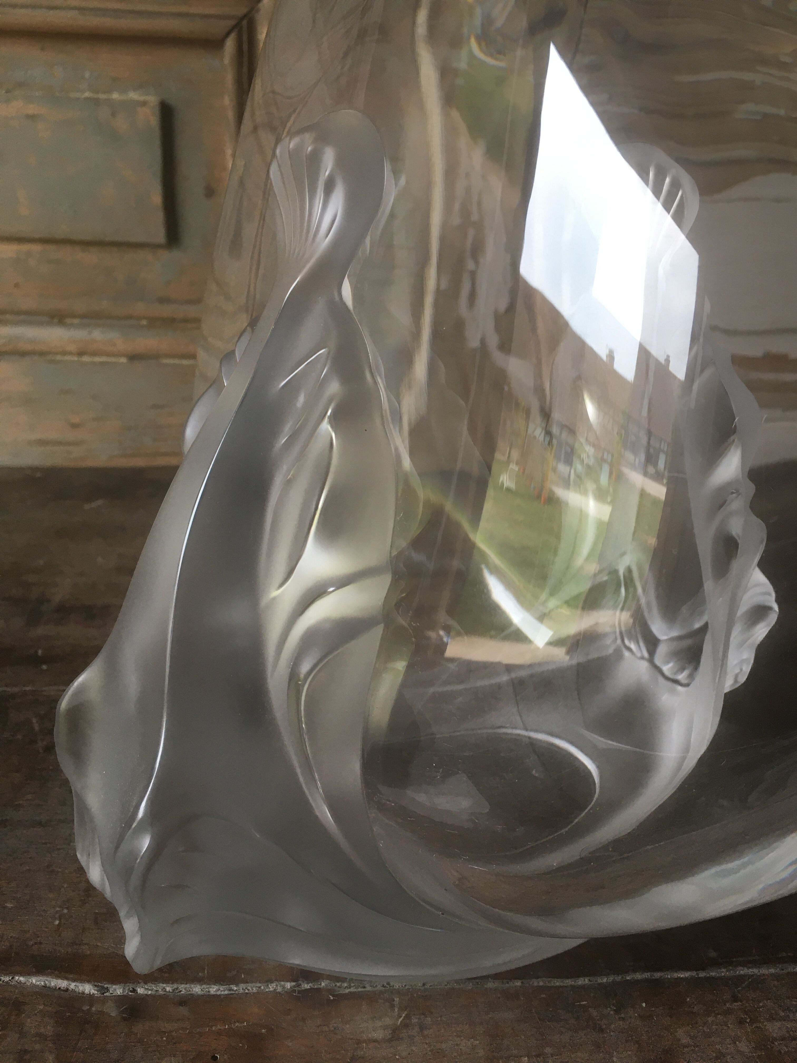 Garance vase in Lalique crystal