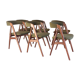 6 vintage Scandinavian chairs by Th. Harlev for Farstrup Mobler, Denmark 1950