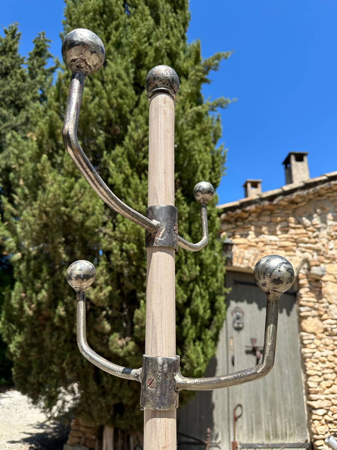 Porte-manteau en bois flotté artisanal