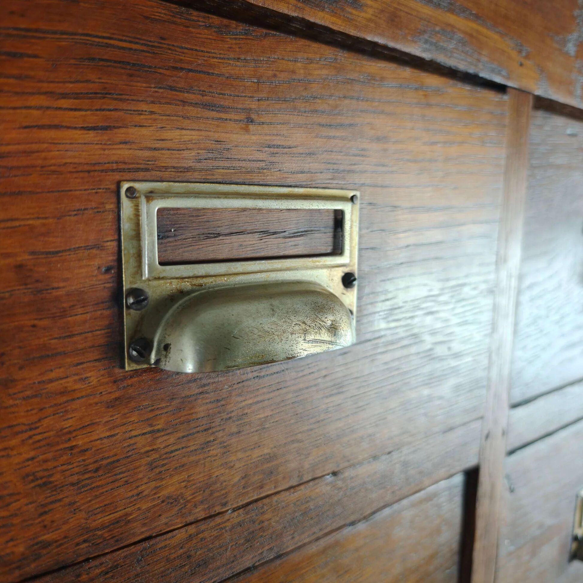 Early 20th century oak apothecary cabinet with 42 drawers