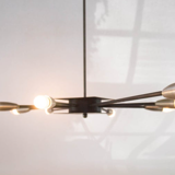 Xxl 8 arm vintage 80s spider luster