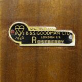 Rosewood bookcase, by B&S Goodman Roseberry, 1940s