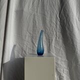 Blue soliflore vase H25 D7