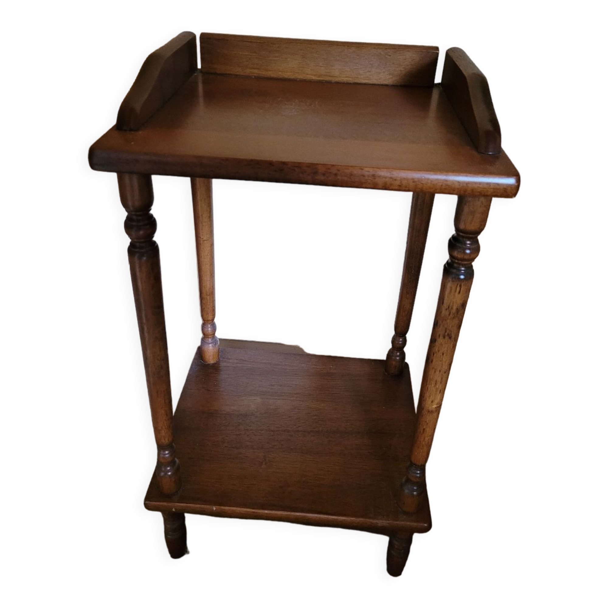 Wooden bedside table