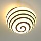Vintage Sconce Pop Art Black and White  Swirl Glass Wall Lamp Ceiling Light