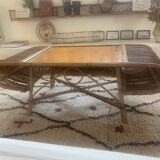 Rattan coffee table