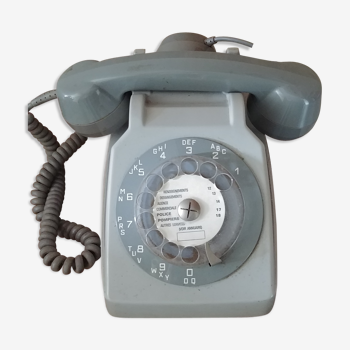 Téléphone vintage années 80