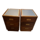 Pair of antique bedside tables
