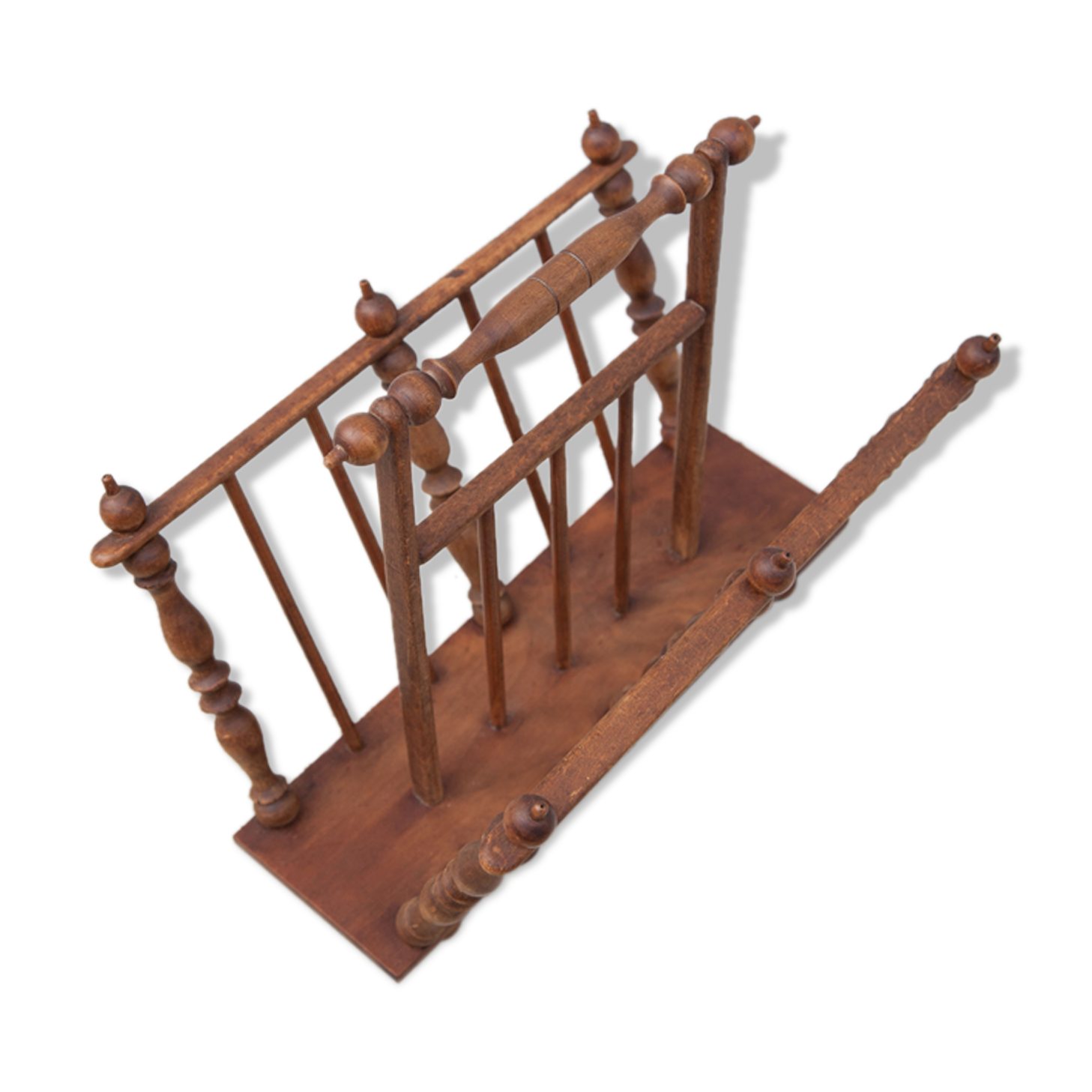 Wood magazine holders, newspaper holders, magazine