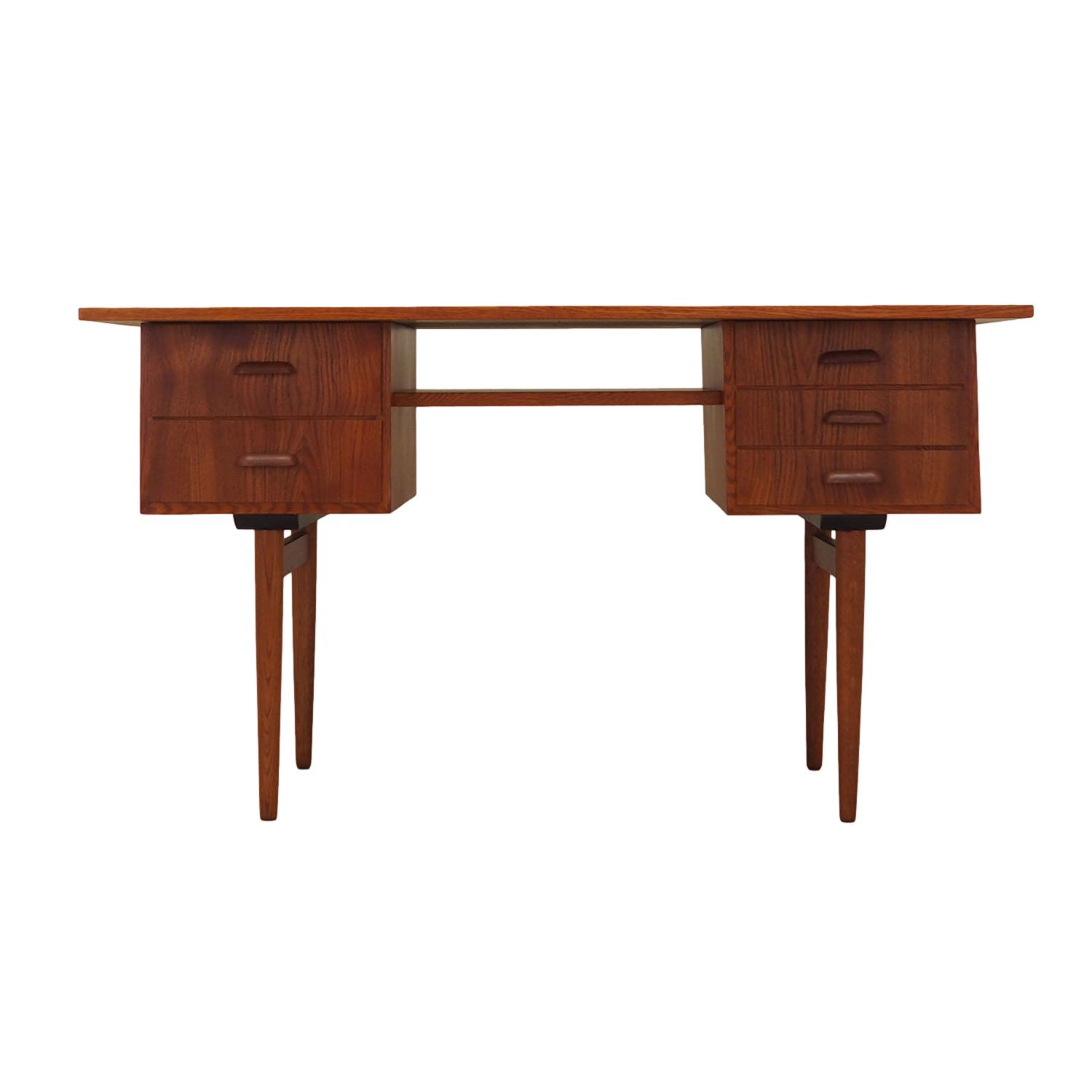 Teak desk, Danish design, 1970s, production: Denmark