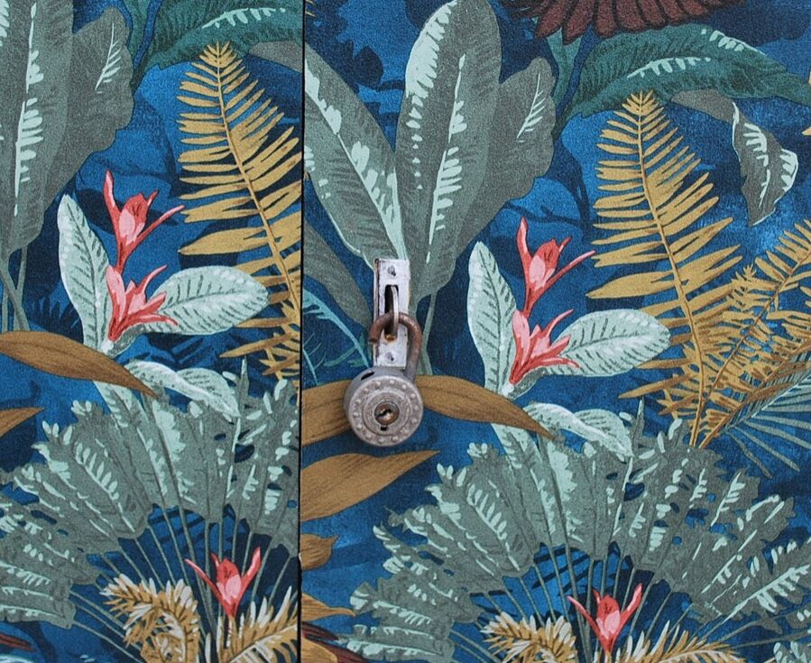 Renovated boarding school cabinet