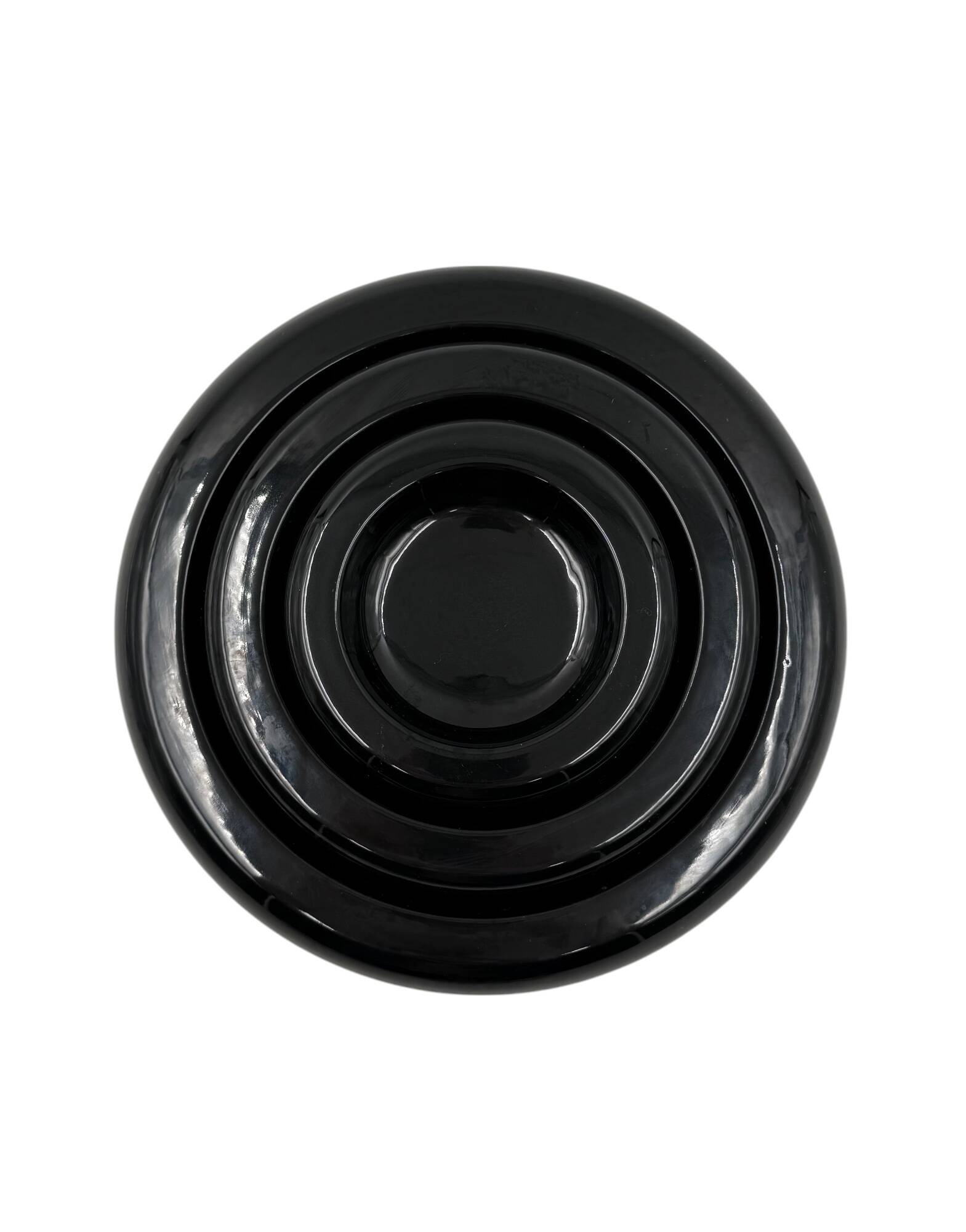 Space age stacked ceramic ashtrays / vide poche / centerpiece, Italy 1970s