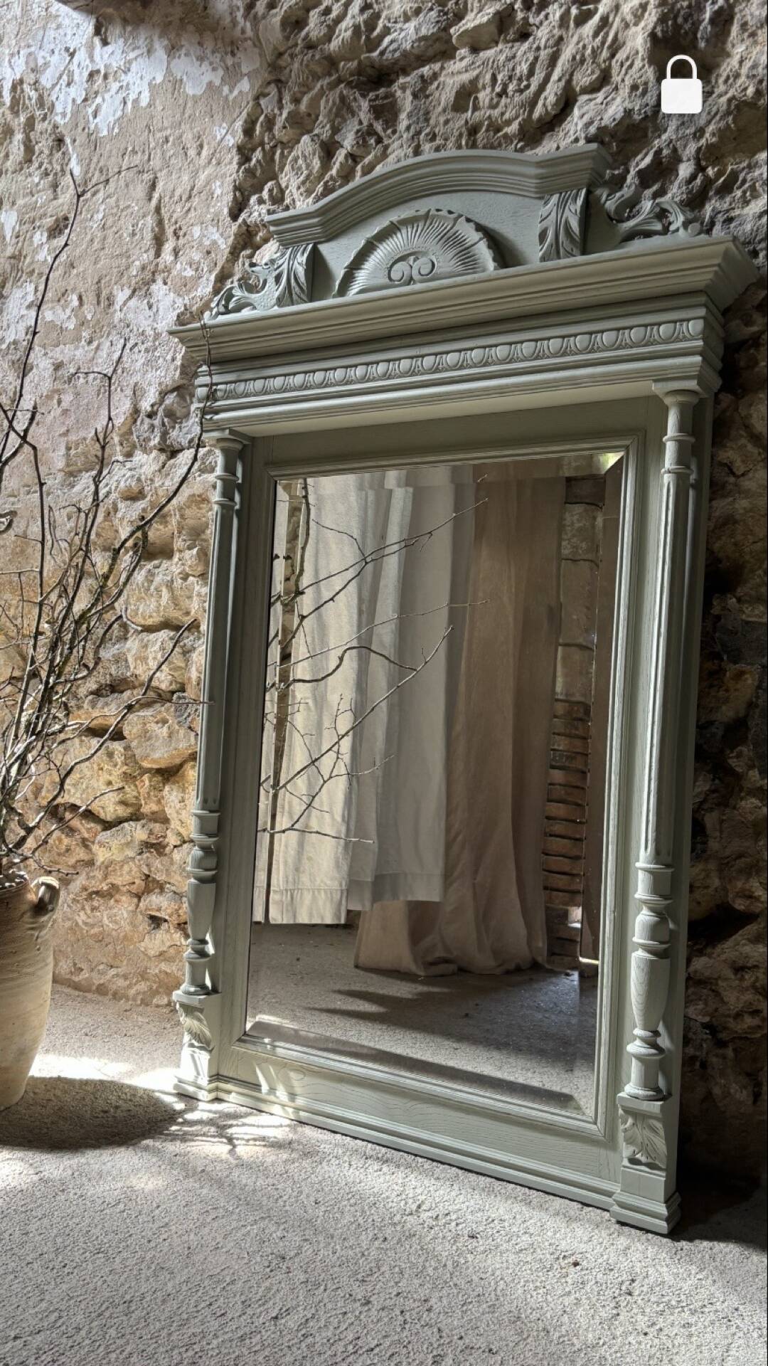 Napoleon III style mirror