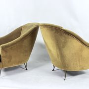Isa Bergamo, armchairs, Italy 1950s