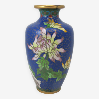 small Chinese cloisonné enamel bronze vase China