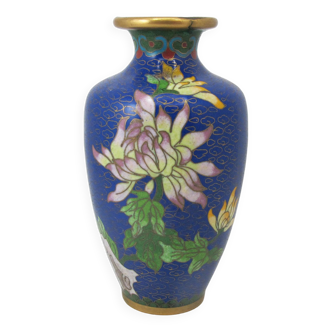 small Chinese cloisonné enamel bronze vase China