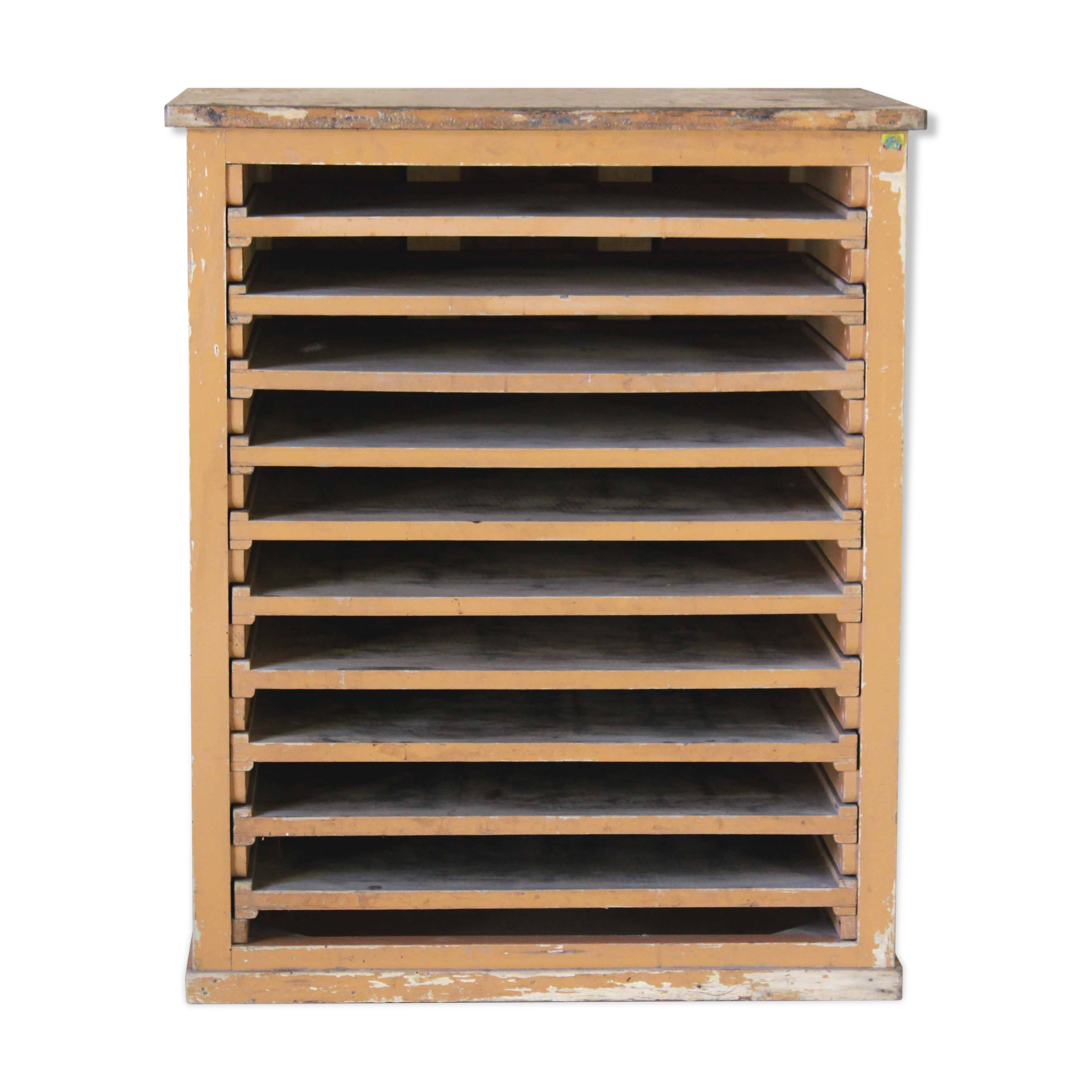 1940s vintage wood chest of drawers