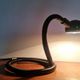 Large Black Adjustable Iconic Table Lamp Hebi, Isao Hosoe, Valenti Luce, 1970s