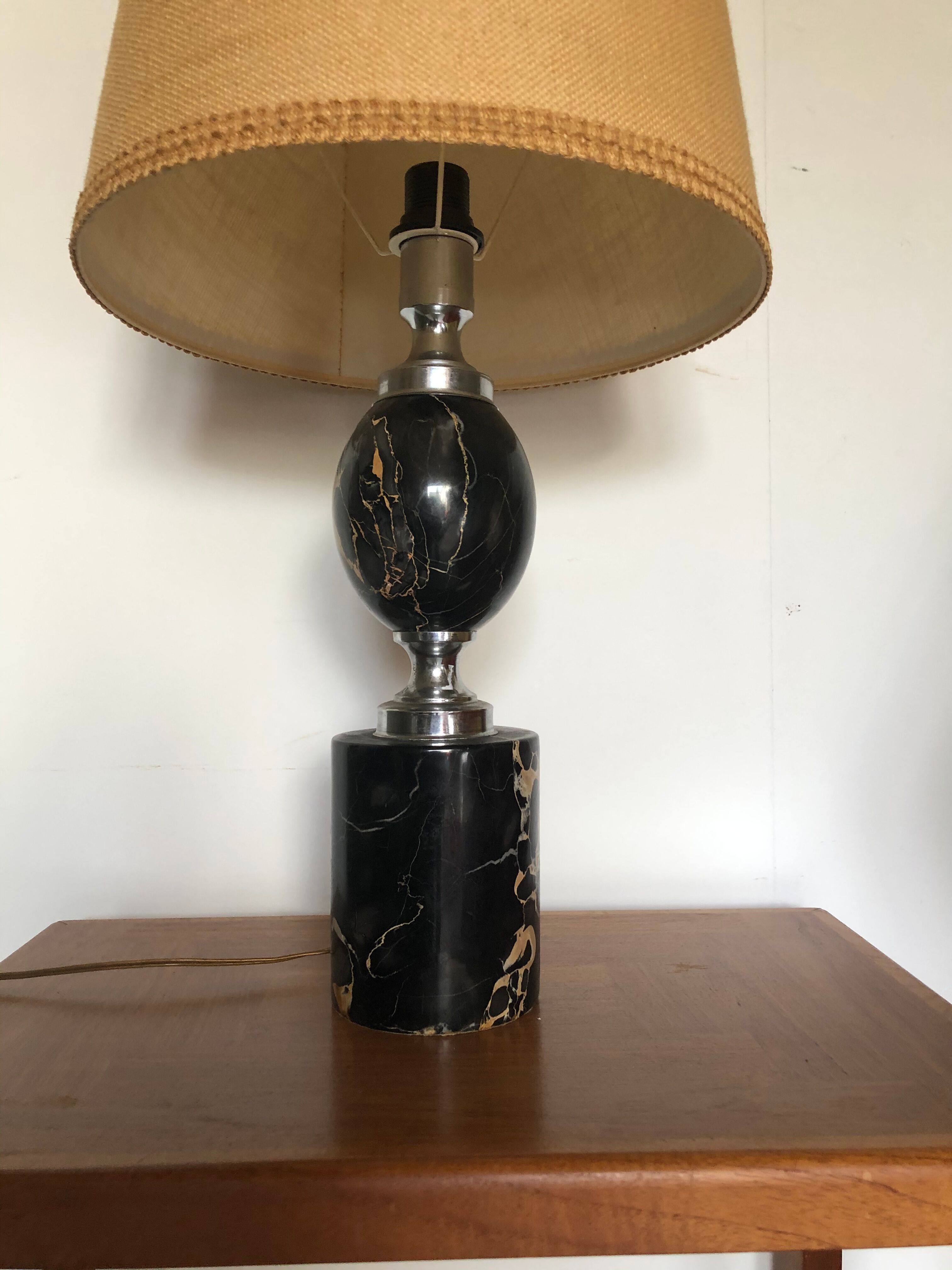 Marble lamp from the 1970s