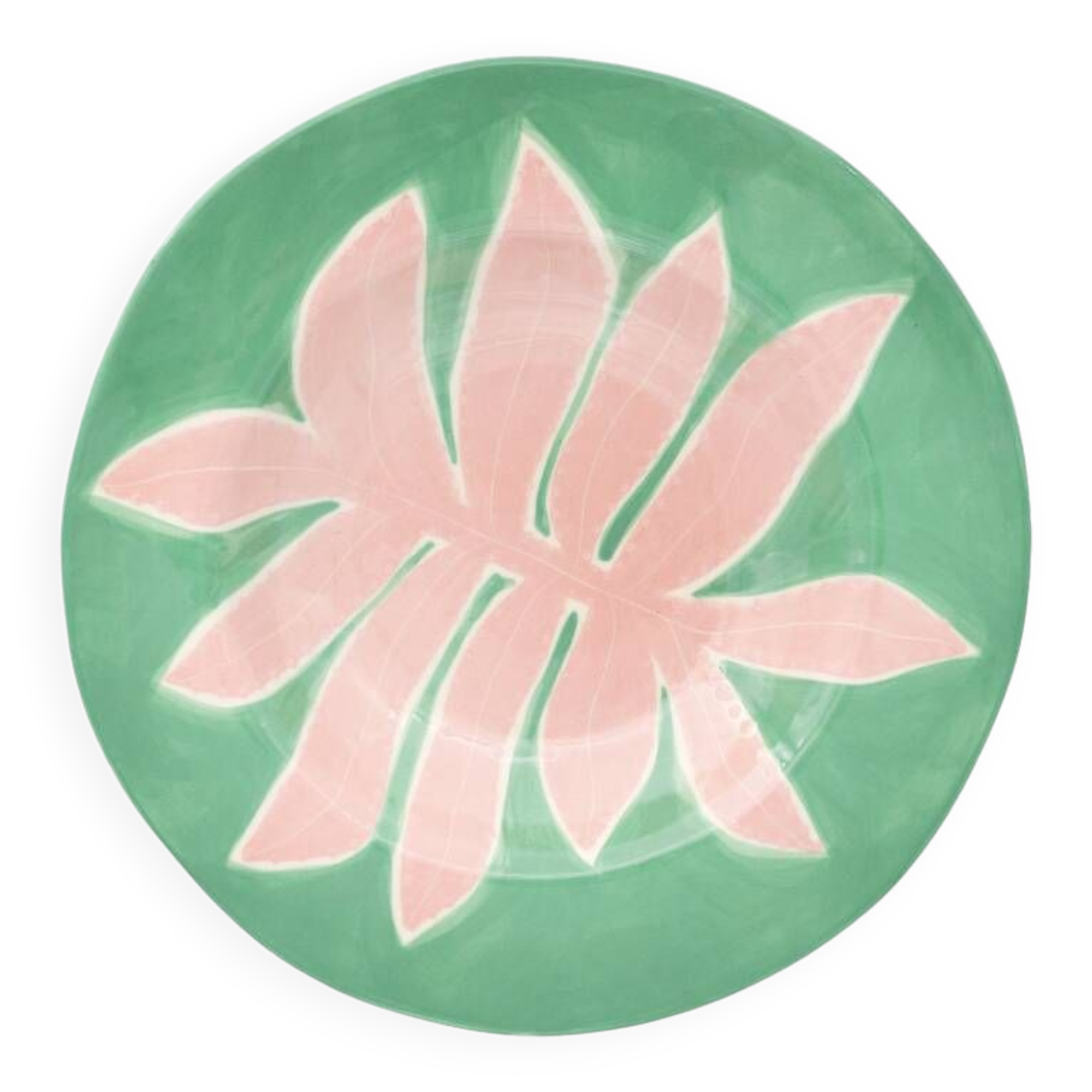 Assiette Green Leaf