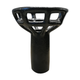 Enamel ceramic vase