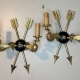 Pair of Empire style wall sconces
