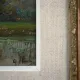Washerwoman at the washhouse - Old oil painting signed Gilbert