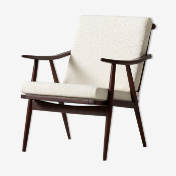 Boucle armchair, Boomerang model, 60s