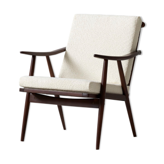 Boucle armchair, Boomerang model, 60s